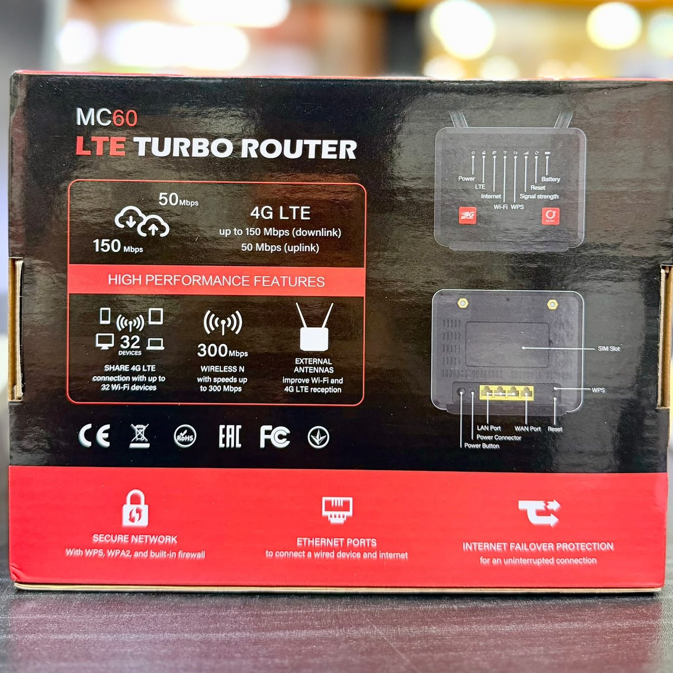 OLAX MC60 300Mbps Wi-Fi LTE Turbo Router 5000mah Battery_img_7