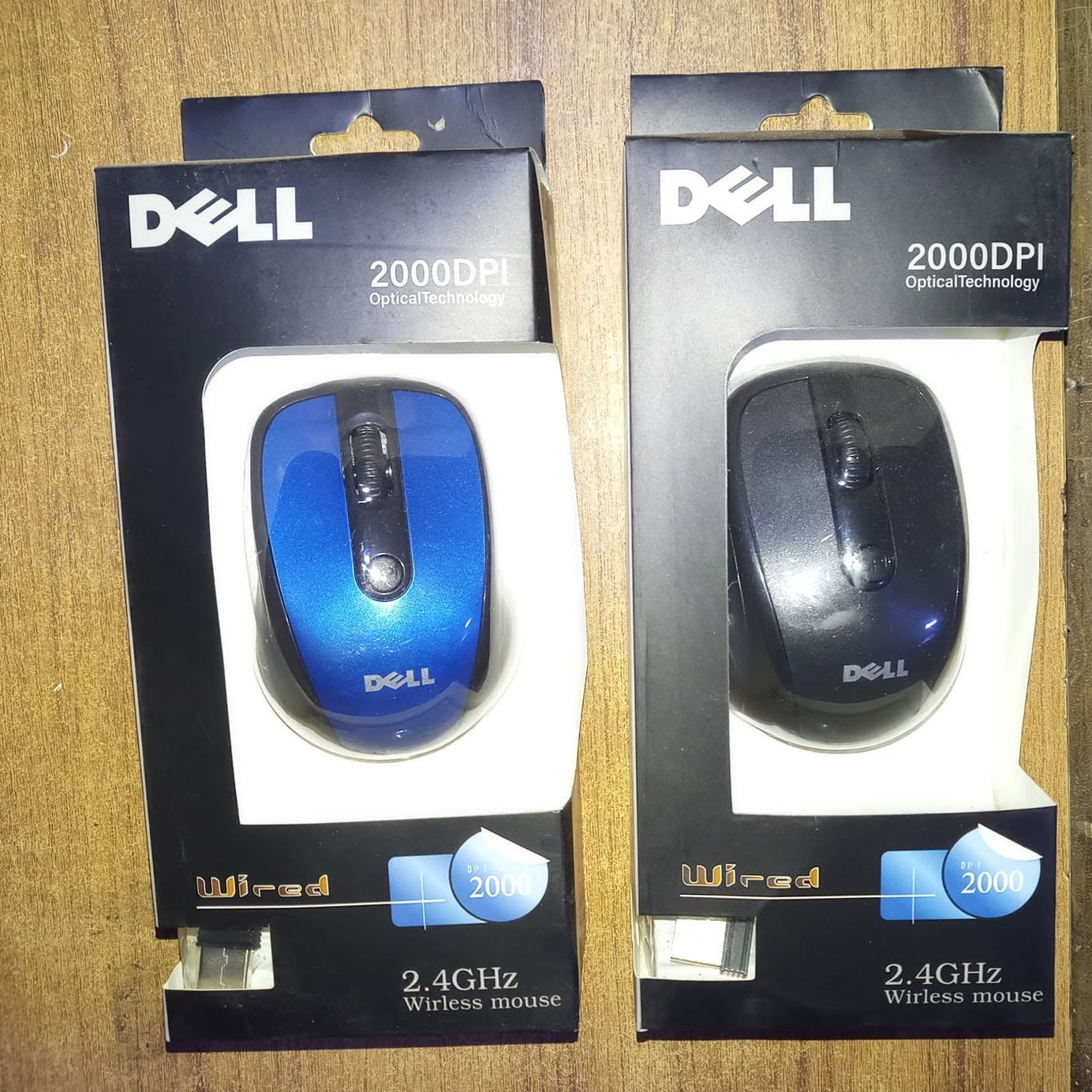 DELL Wireless Optical Mouse (2.4GHz, 2000 DPI) – Adjustable Cursor Speed, Ergonomic Comfort Grip, USB Nano Receiver, Power Switch & Wide System Compatibility_img_1