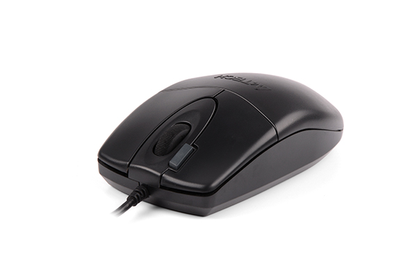 A4tech OP-730D Wired Optical Mouse – Silent Click Technology, Hyper-Fast Scrolling Wheel, Smooth Cursor Control & Ergonomic Contoured Design for Enhanced Productivity_img_3