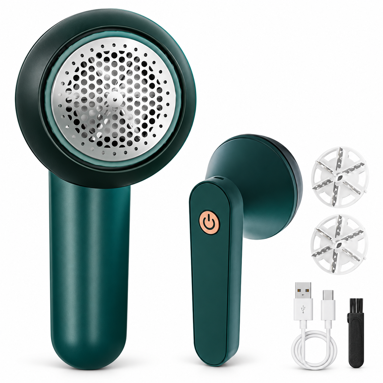 Rechargeable Fabric Shaver & Lint Remover – Electric Fuzz Trimmer with Safe Mesh Cover, USB Charging & Multi-Purpose Clothes Bobble Remover_img_2