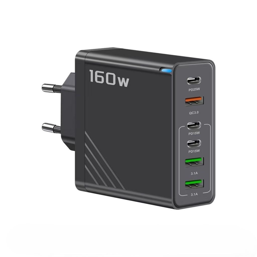 160W Super Fast Multi-Port GaN Charger with 6-in-1 Power Delivery_img_2