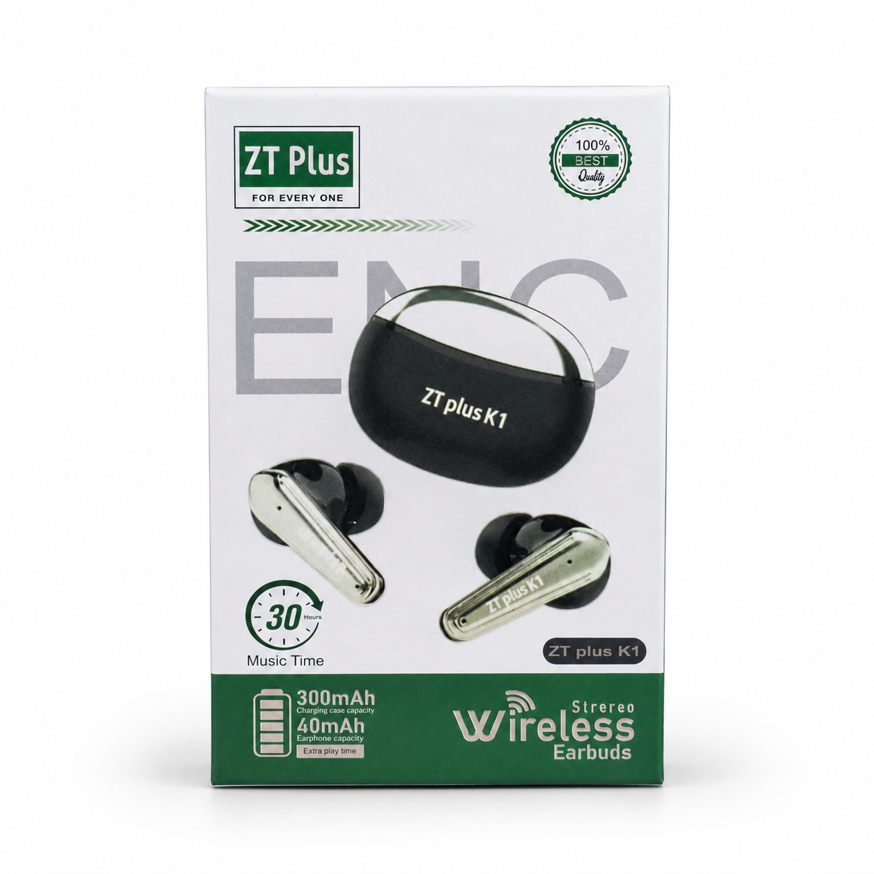 ZT Plus K1 True Wireless Stereo Earbuds – Bluetooth 5.3 TWS with Bluetrum Chipset, 300mAh Charging Case & 30H Total Playtime_img_4
