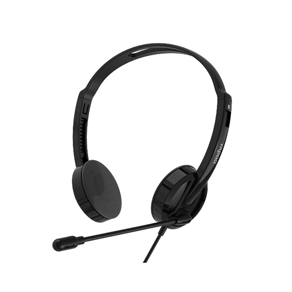 Rapoo H102 Wired Stereo Headphone (Black) – On-Ear Headset with Clear Stereo Sound, Flexible Rotary Microphone, Dual 3.5mm Audio Jacks & 1-Year Warranty_img_2