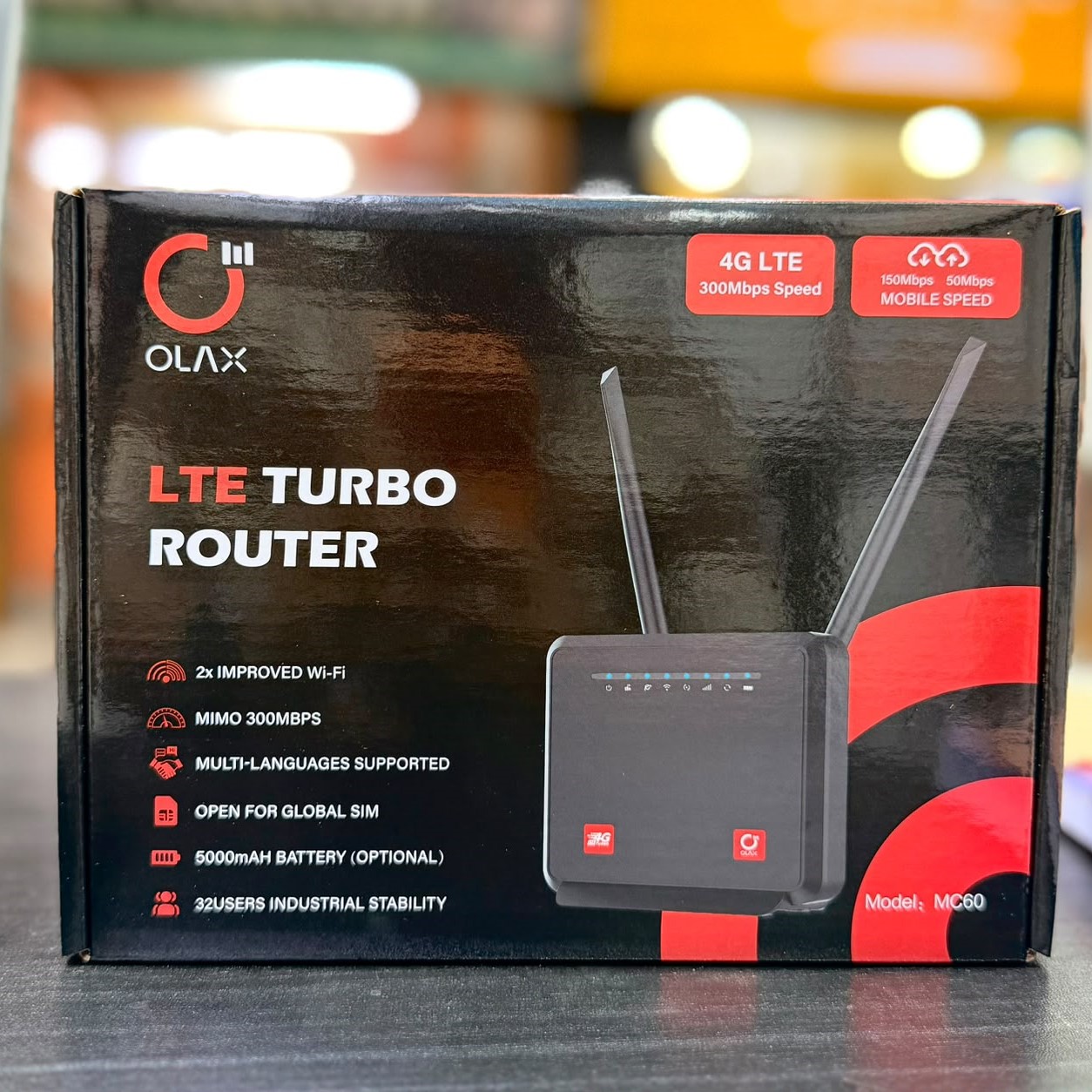 OLAX MC60 300Mbps Wi-Fi LTE Turbo Router 5000mah Battery_img_6