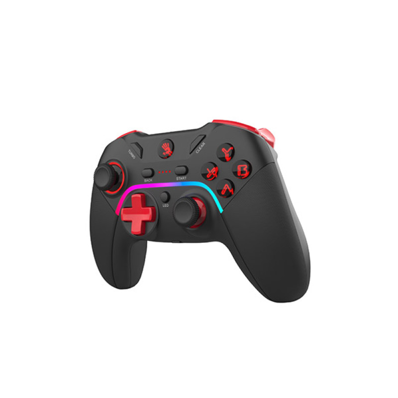 A4Tech Bloody GPW70 2.4G Wireless RGB Gaming Controller (Black) – Multi-Platform Compatible, Dual Connection, RGB Animation, 3.5mm Audio Jack & Up to 13 Hours Battery Life_img_2