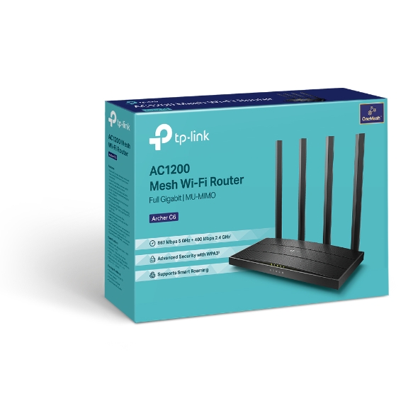 TP-Link Archer C6 AC1200 Dual-Band Gigabit Wi-Fi Router – MU-MIMO, Beamforming, Access Point Mode & OneMesh Support for Whole-Home Coverage_img_4