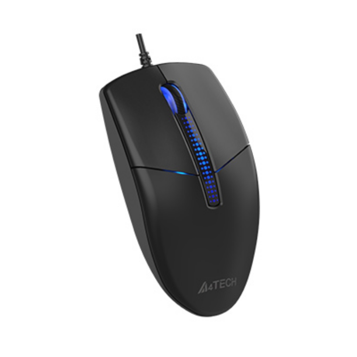 A4Tech N-530 Illuminated Wired Optical Mouse – 1200 DPI, Symmetric Design, 1.5M USB Cable, Plug & Play & Durable Build for PC & Laptop_img_4