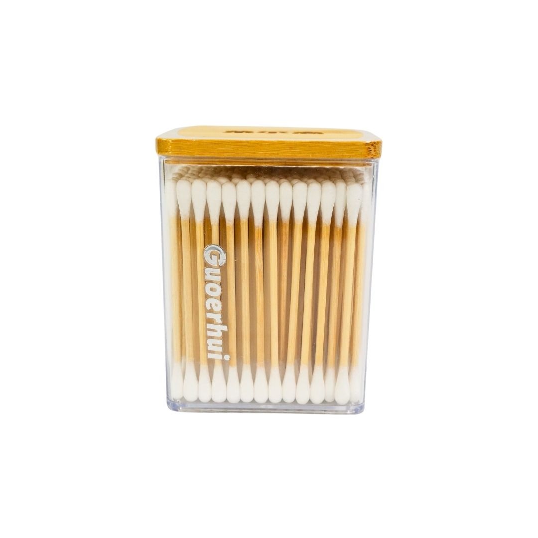 Cotton Swabs in Wooden Box (190 pcs) for Ear Cleaning | MercadoLibre