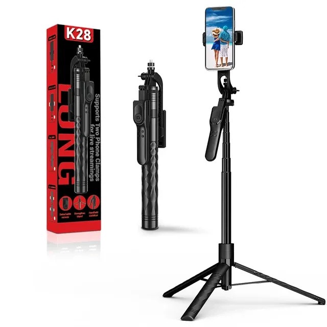 K28 Long Wireless Selfie Stick & Tripod Stand for Mobile – NO LIGHT_img_0