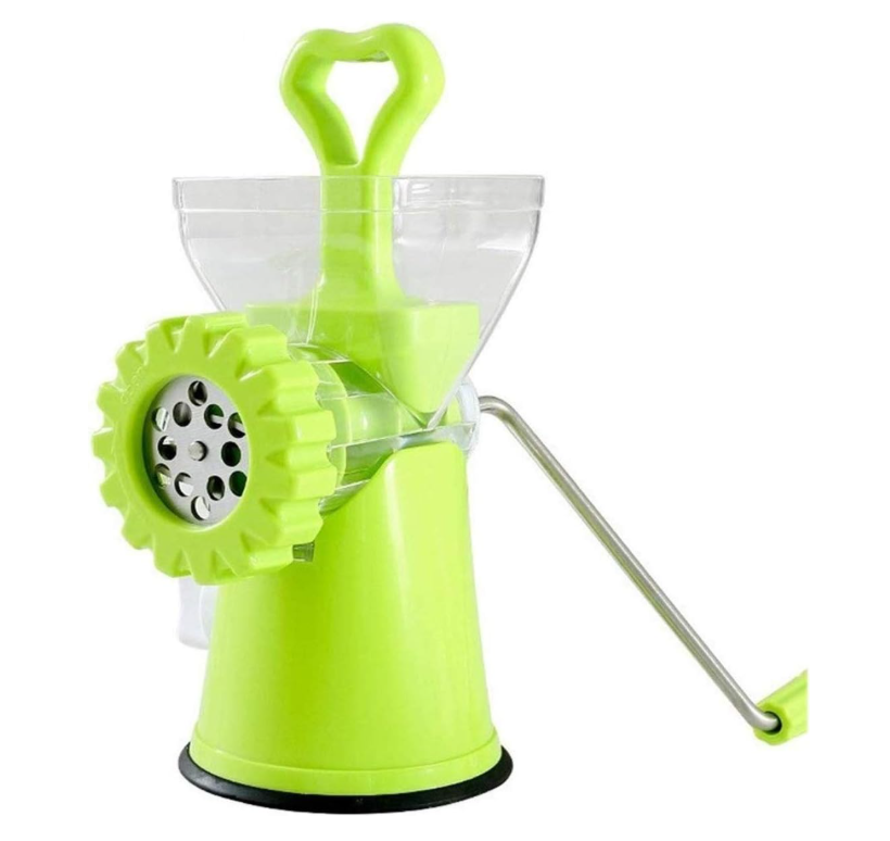 Manual hand-operated plastic meat grinder and mincer - Image 1