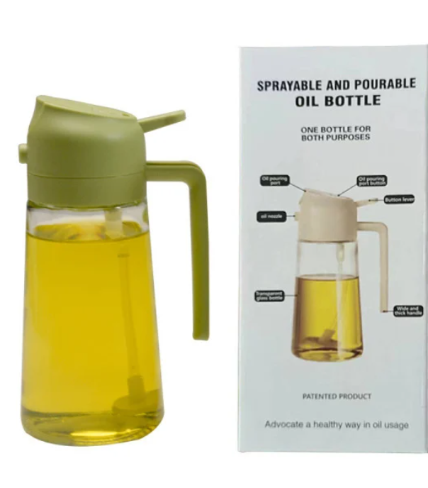 2-in-1 Sprayable and Pourable Oil Bottle