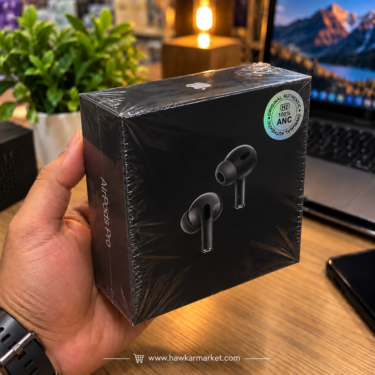 Original Authentic H2 100%Anc AirPods Pro - black