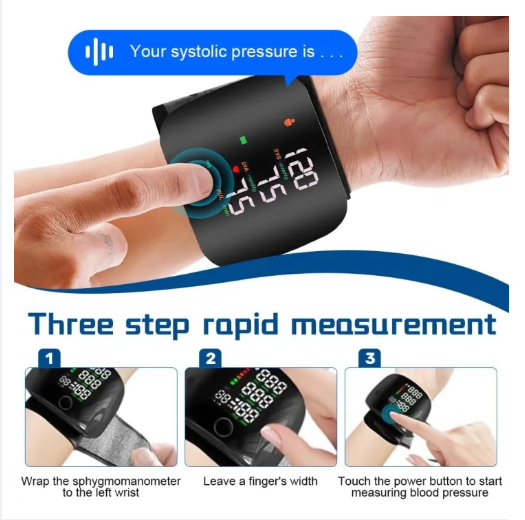 Intelli portable wrist blood pressure monitor - Image 3