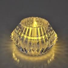 crystal diamond-shaped LED tea light candle - Image 2