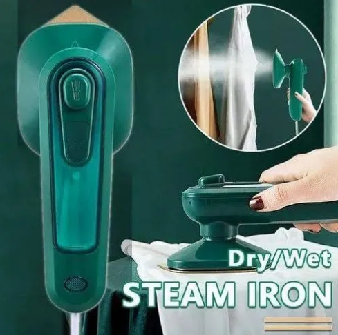 Portable mini handheld dry and steam iron featuring a water spray function_img_1