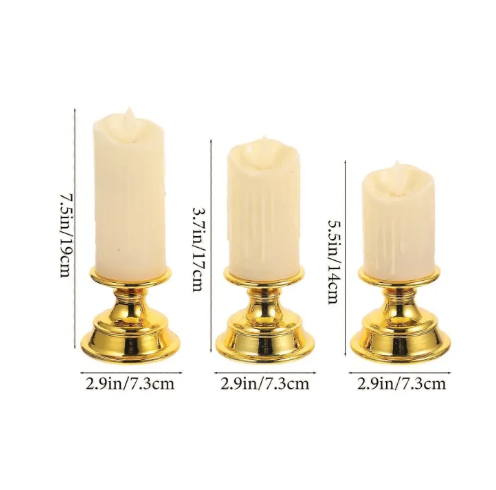 LED Candle 3pc set - Image 3