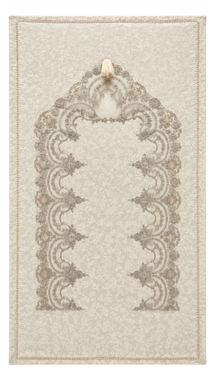 Muslim Prayer Rug | Special Design Praying Rug | Luxury with Sponge & Lined Prayer Mat I Sajjada | Premium Islamic Prayer Mat | Janamaz | Great Ramadan Gifts for Muslim Men and Women Gift