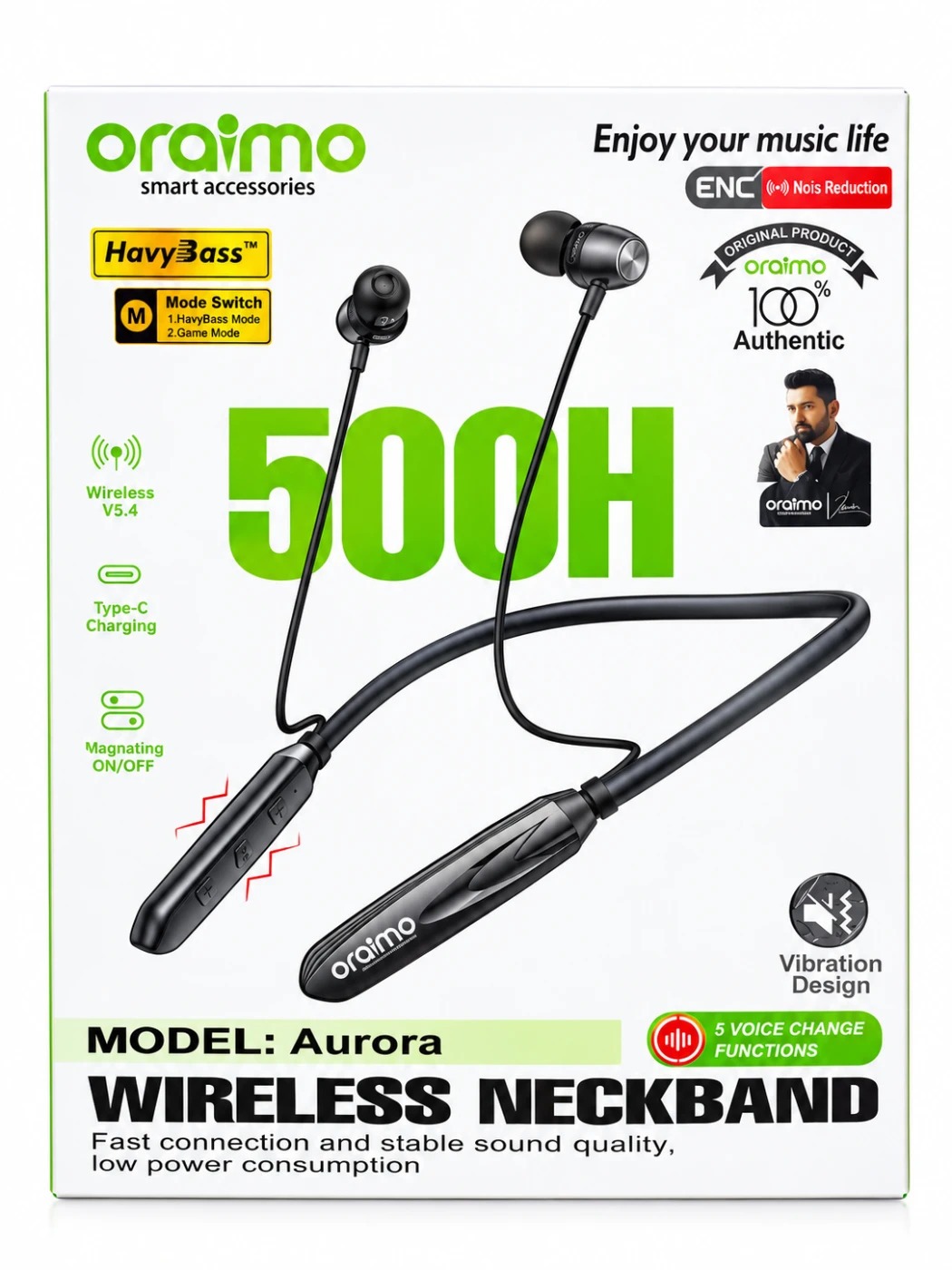Realme AG 13 Sports Wireless Earphones - Bluetooth 5.3, 140H Playback