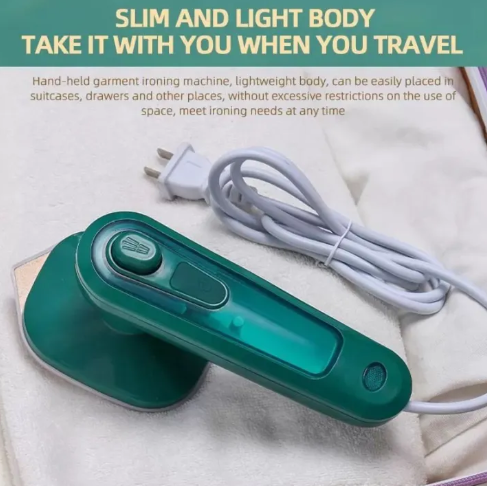 Portable mini handheld dry and steam iron featuring a water spray function_img_4