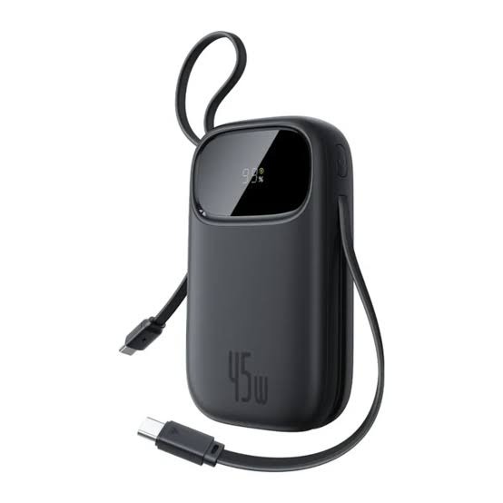 Baseus - Baseus Q3 20000mAH 45W Build in Dual Cable - Powerbank thumbnail 1