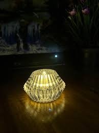 crystal diamond-shaped LED tea light candle - Image 4