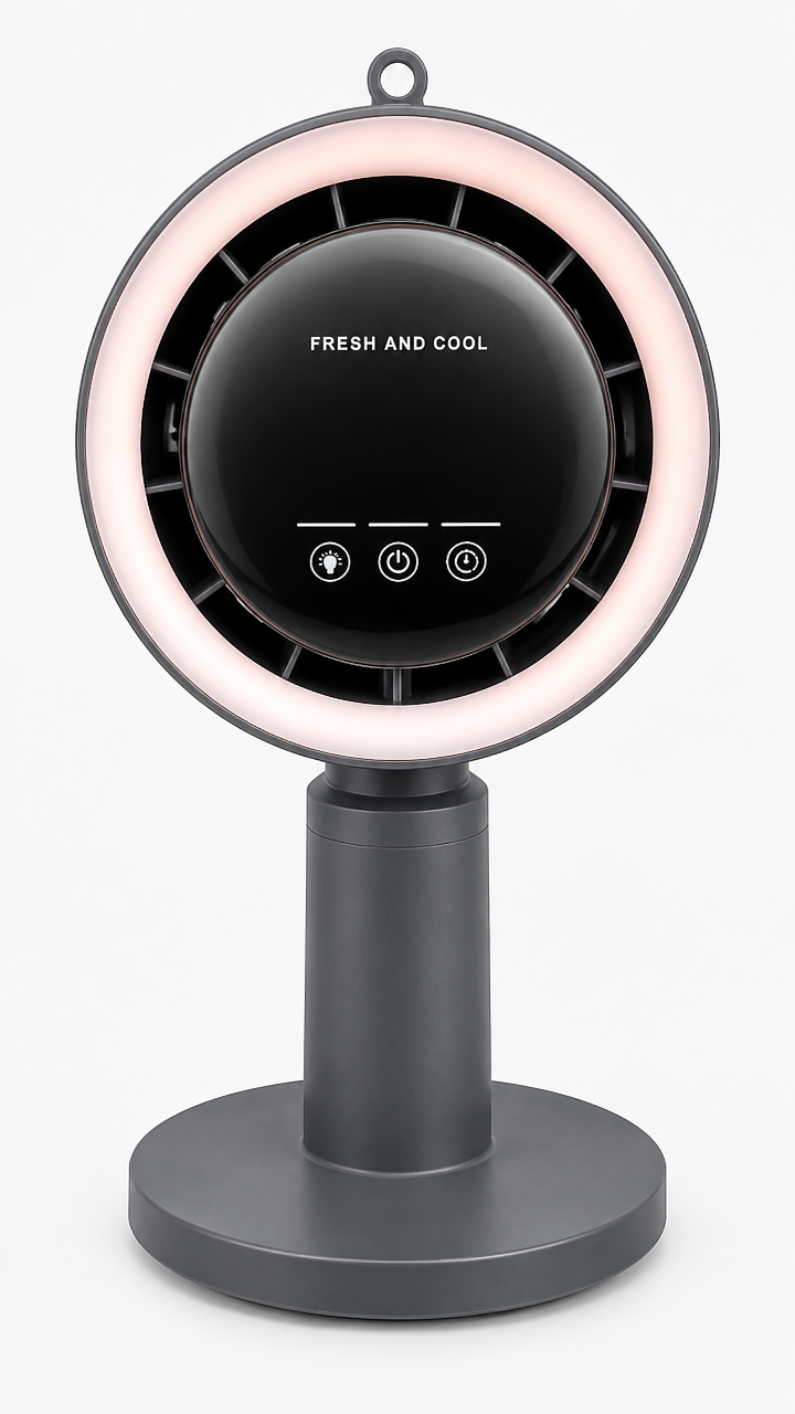 JISULIFE Table Fan Pro 3 Turbo Oscillating Fan with Air Purifier