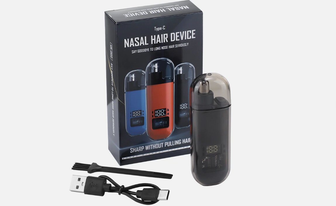 Type-C digital nasal hair trimmer