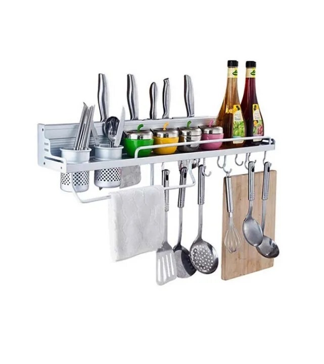 Wall Mounted Kitchen Rack with Knife Rack_img_2