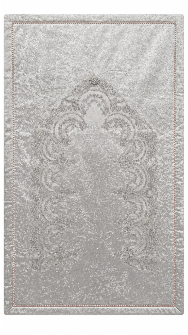 Muslim Prayer Rug | Special Design Praying Rug | Luxury with Sponge & Lined Prayer Mat I Sajjada | Premium Islamic Prayer Mat | Janamaz | Great Ramadan Gifts for Muslim Men and Women Gift