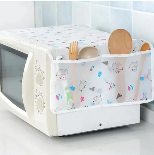 floral microwave oven dust cover - Image 1