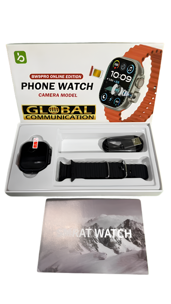 BW9 Pro Online Edition 4G Smart Watch Phone | SIM Supported Phone Watch with Pop-Up Folding Camera_img_2