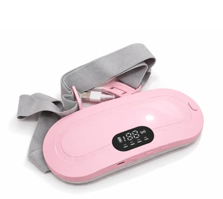 Wireless Warm Palace Belt With LCD Display Heating Pad Relieve Hot Compress - Image 5