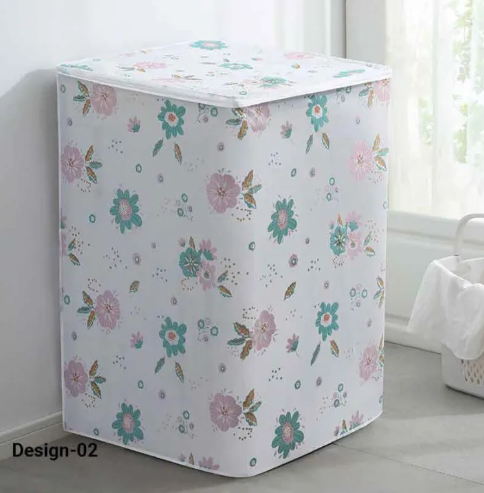 waterproof PEVA top-loading washing machine dust cover - Image 5