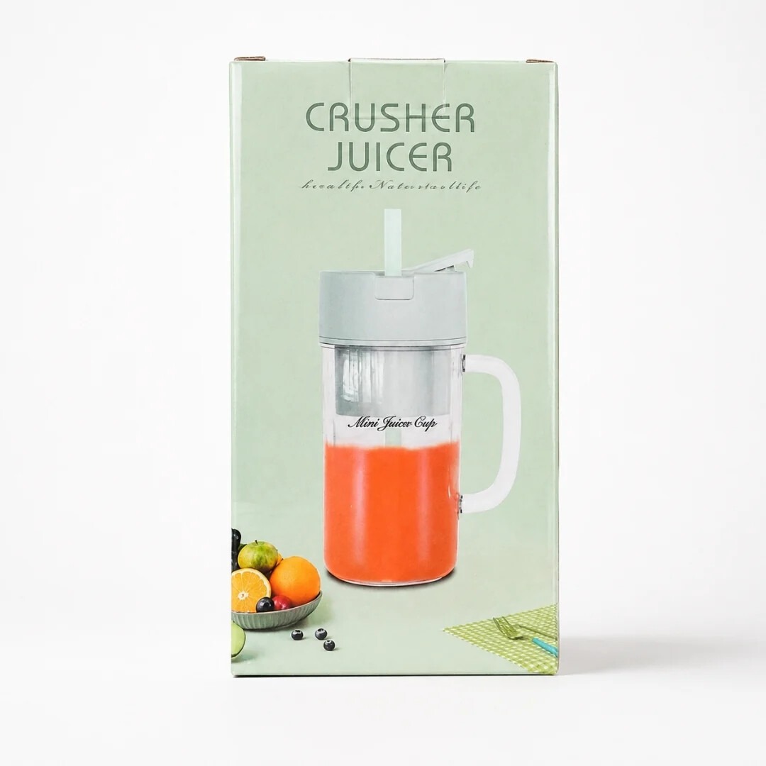 Electric Juice Cup with Straw & Handle for Smoothies_img_0