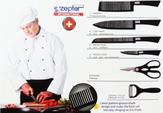Zepter 6 Pcs Kitchen Knife Set