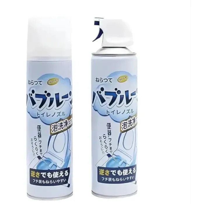 Japan Toilet Bowl Cleaner Spray Bathroom Cleaner Spray Mold Stain Remover 99.9% Anti-Bacterial Foam Spray Toilet Freshen 500ml_img_0