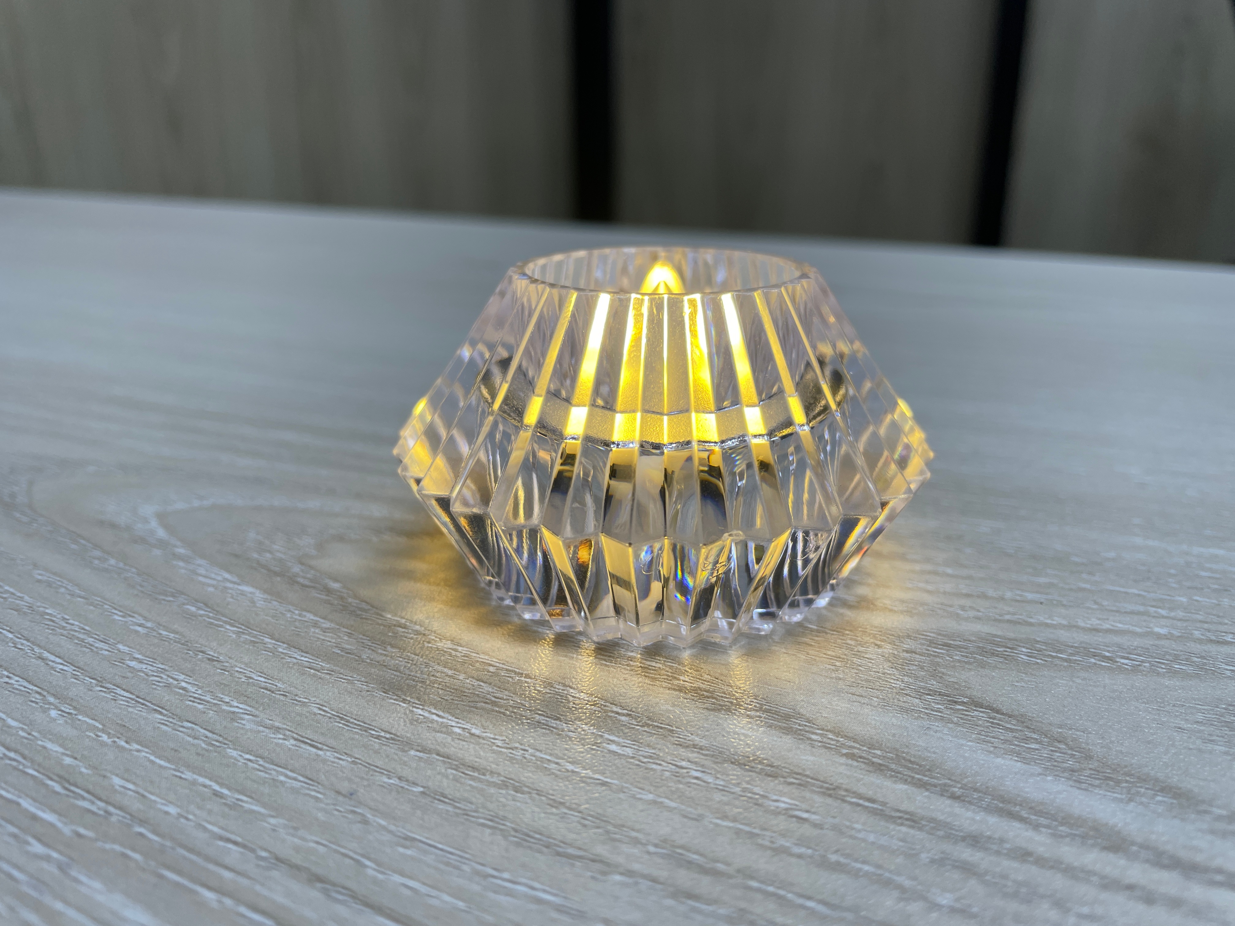 crystal diamond-shaped LED tea light candle - Image 6
