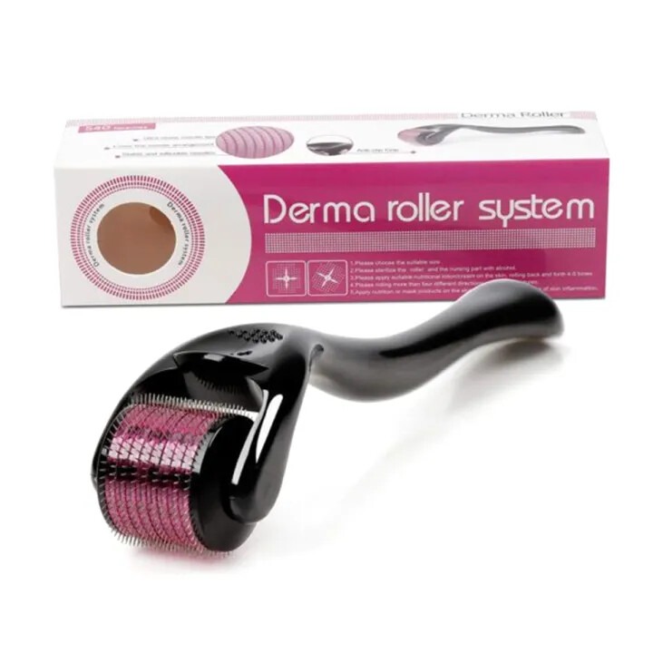 Derma Roller Micro Needle for Hair, Beard Growth and Facial Skin Therapy (0.5 mm)_img_1
