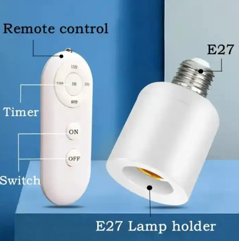 E27 Wireless Lamp Holder with Remote Control (Model 428A)_img_1