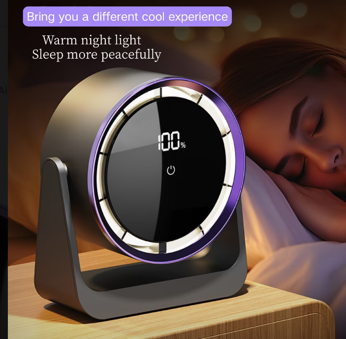 F7 desktop and wall-mounted circulation fan with an LED digital display_img_4