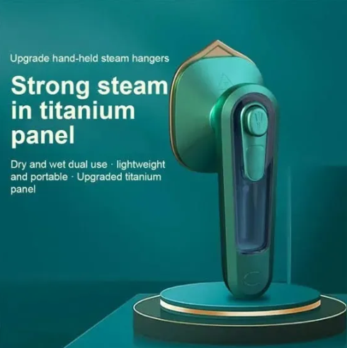 Portable mini handheld dry and steam iron featuring a water spray function_img_3
