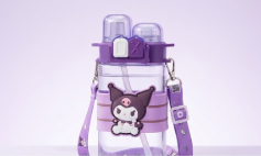 Sanrio Kuromi drinking water bottle - Image 1