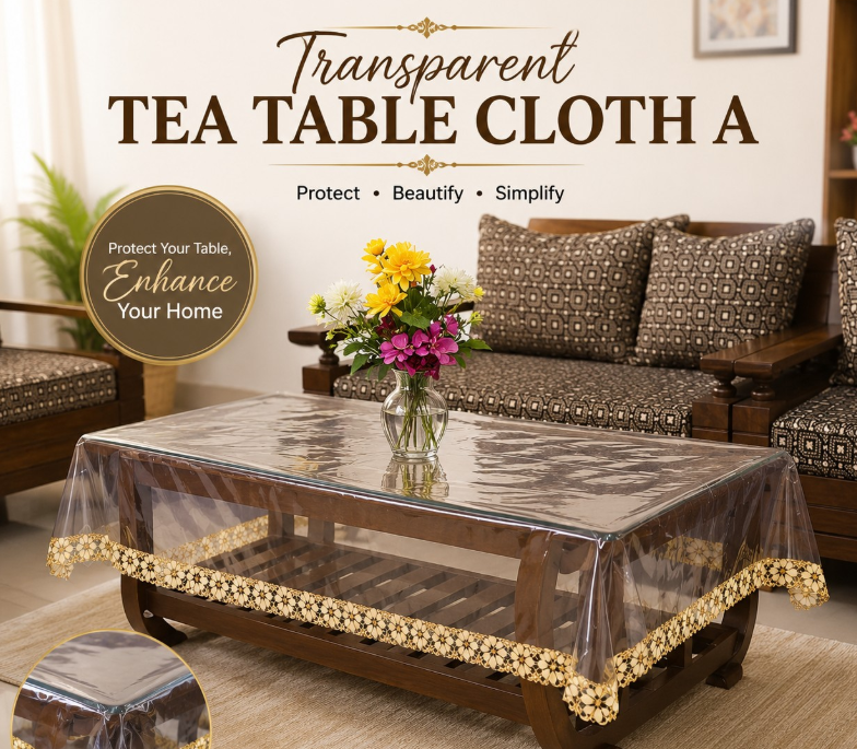 transparent PVC tea table cloth - Image 1