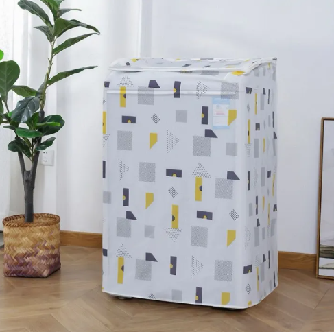 waterproof PEVA top-loading washing machine dust cover - Image 2