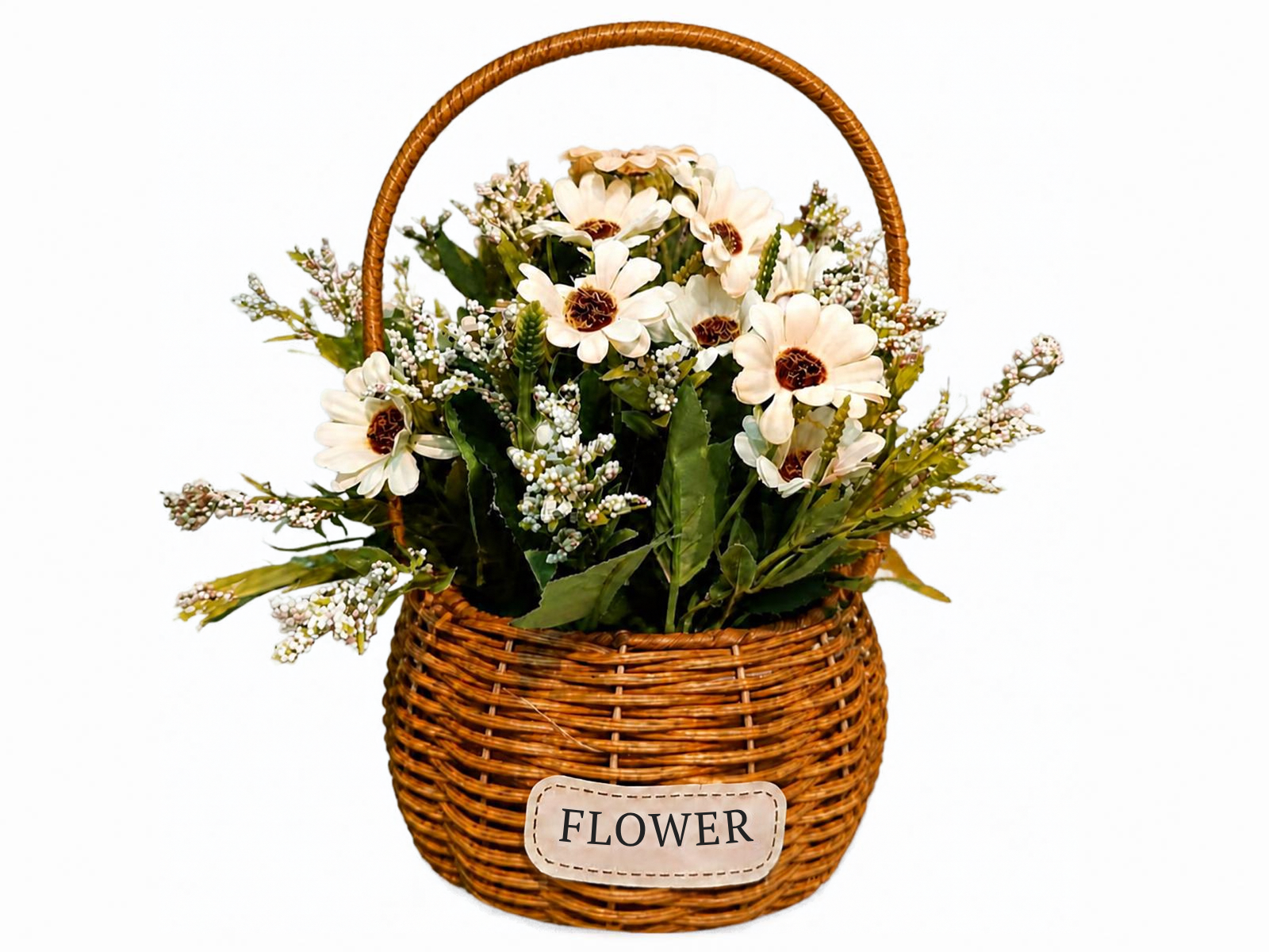 Artificial Flower Gift Basket