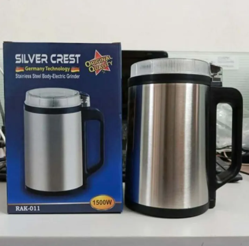 Silver Crest Stainless Steel Electric Mini Grinder (Model RAK-011 / RAK-001) - Image 4