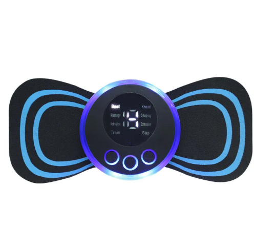 EMS Mini Neck Pulse Massager Electric LCD Display - Image 1