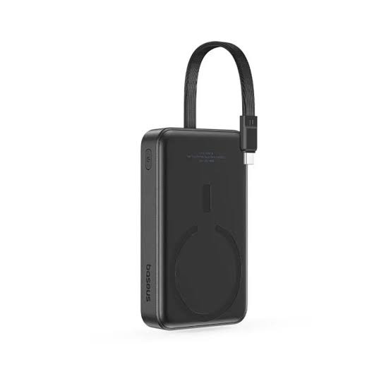 Baseus - Baseus Magnetic Mini 30W Output 10000mAH Wireless Powerbank with Build in Type-C Cable - Powerbank thumbnail 1