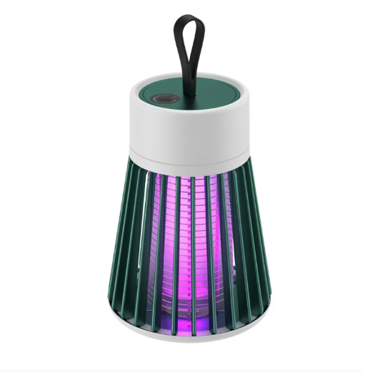 USB-rechargeable electric shock mosquito killing lamp