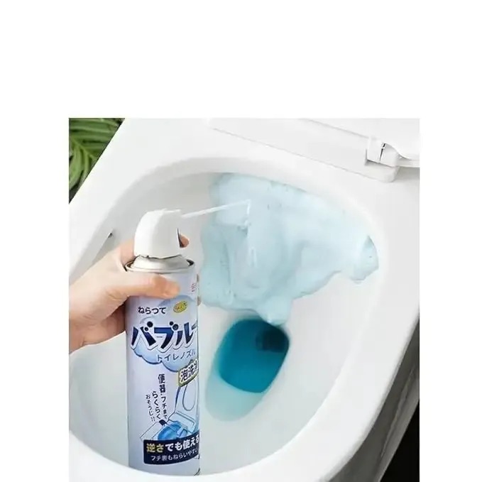 Japan Toilet Bowl Cleaner Spray Bathroom Cleaner Spray Mold Stain Remover 99.9% Anti-Bacterial Foam Spray Toilet Freshen 500ml_img_4